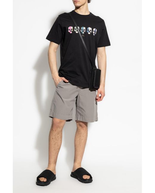 Paul Smith Black Shorts With Pockets for men