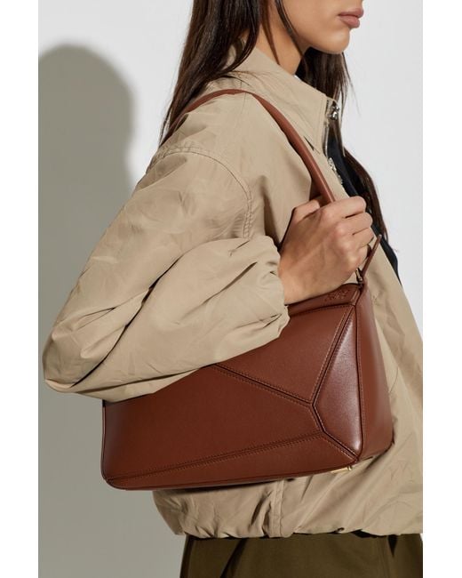 Loewe Brown Puzzle Medium Bag