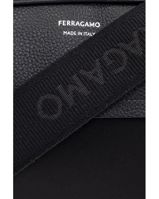 Ferragamo Black Shoulder Bag Twins for men