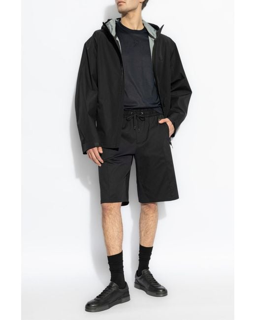 Dolce & Gabbana Black T-Shirt With Embroidered Logo for men
