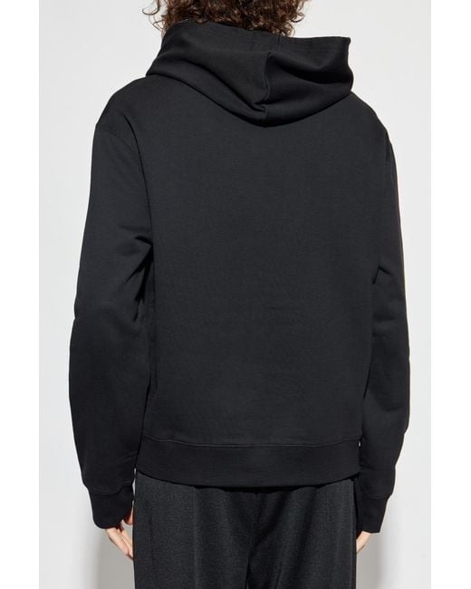 Courreges Black Sweatshirt With Logo for men