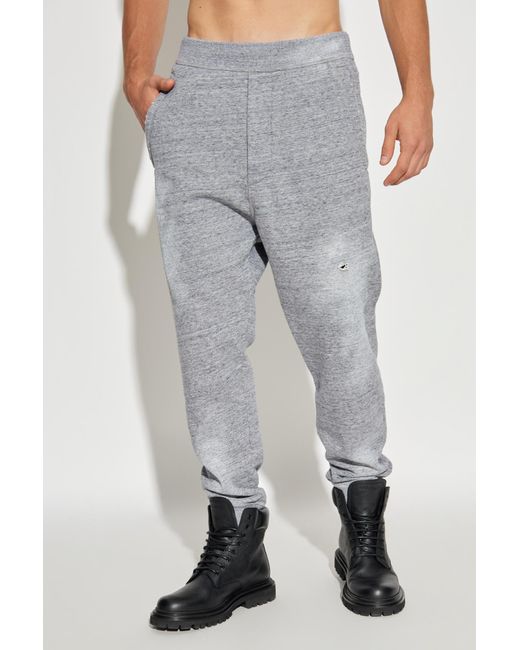 DSquared² Black Sweatpants for men