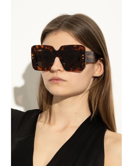 Balmain Brown B-Bold Sunglasses