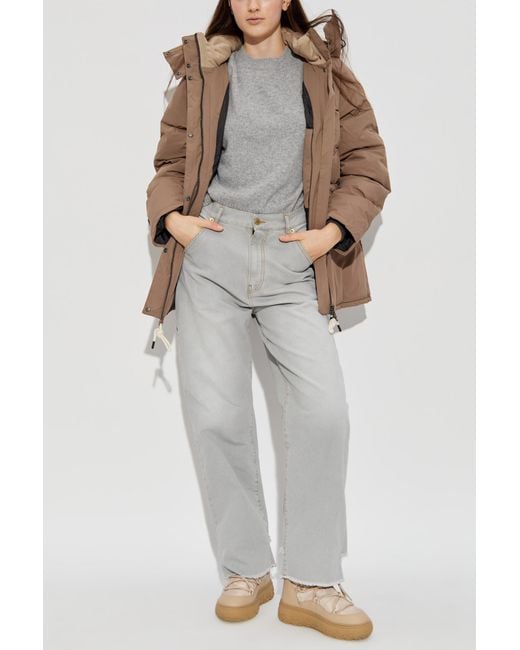 Rethinkit Studios Brown Rain Jacket With Hood