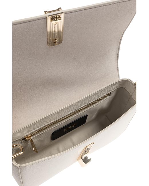Furla White Shoulder Bag 'Iride Small'
