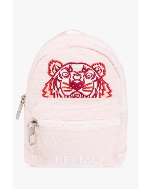 KENZO Pink Backpack With Logo