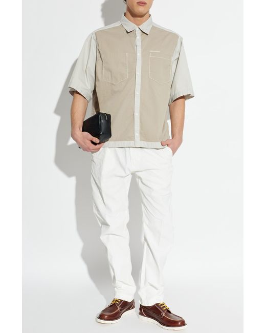 DSquared² Natural Short-Sleeve Shirt for men