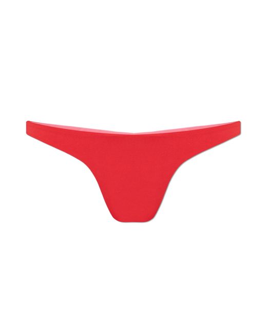 Bondeye Red Reversible Bikini Bottom Siara