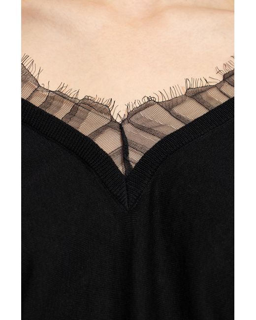 IRO Black Sweater "Aubepine"