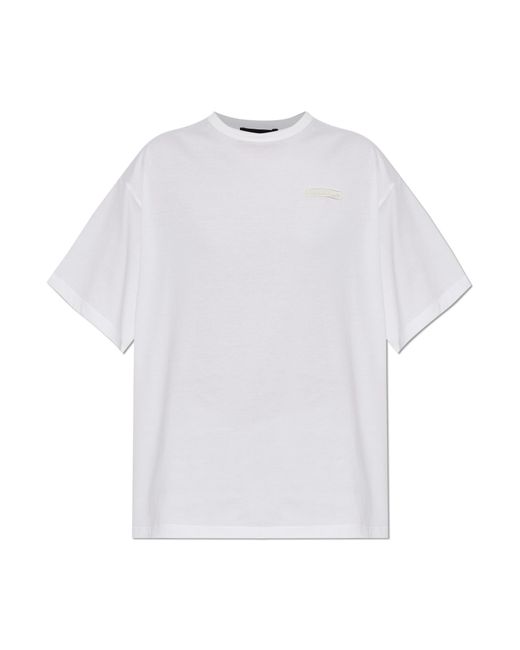 Fabiana Filippi White Cotton T-Shirt