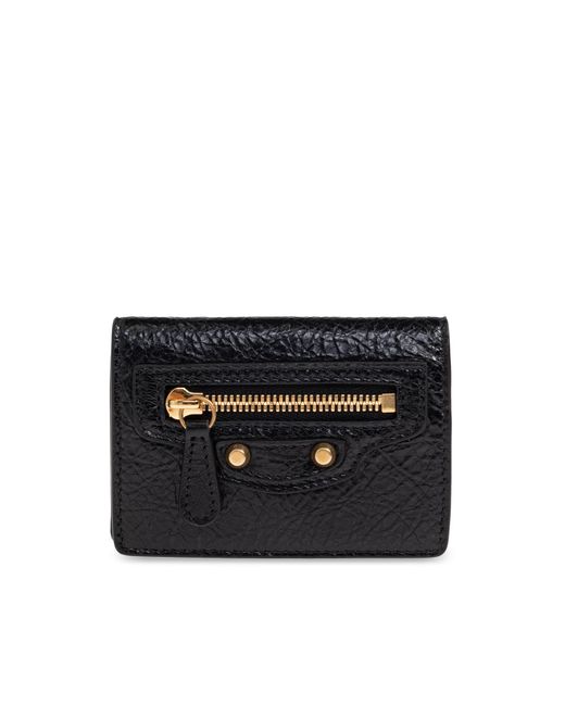 Balenciaga Black Leather Wallet