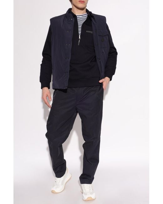 Moncler Blue Puffer Vest "Sahel" for men