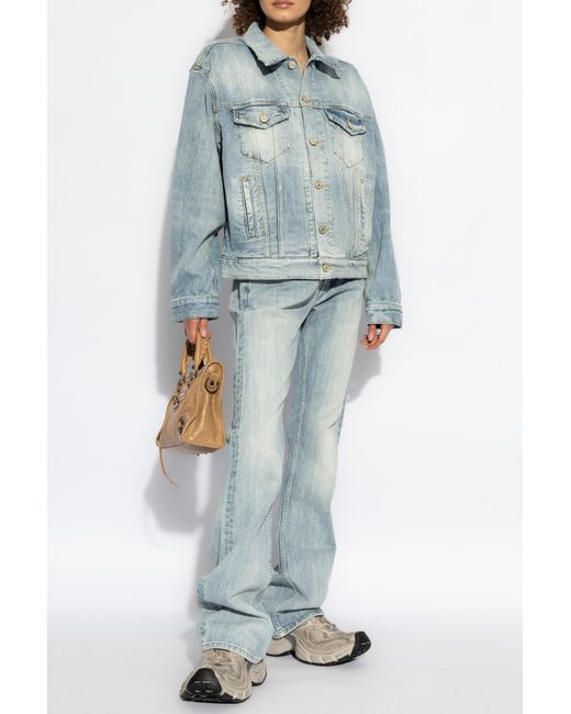Balenciaga Blue Denim Jackets