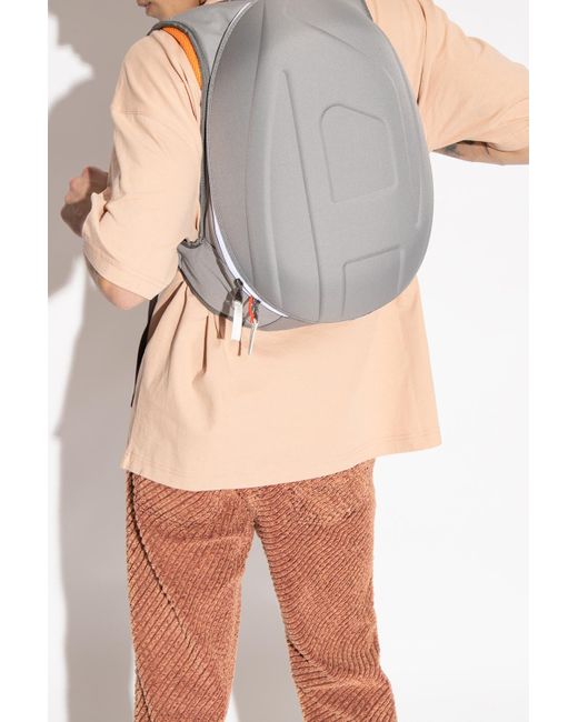 DIESEL Gray '1dr-pod' Backpack for men