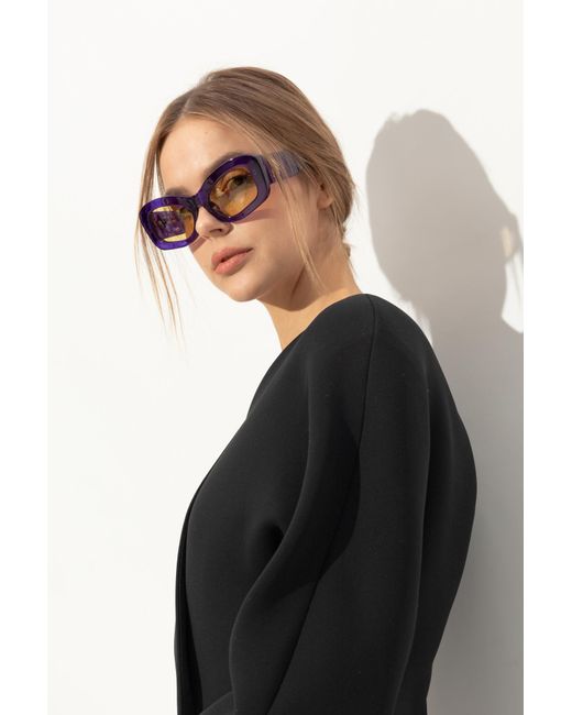 The Attico Purple Sunglasses