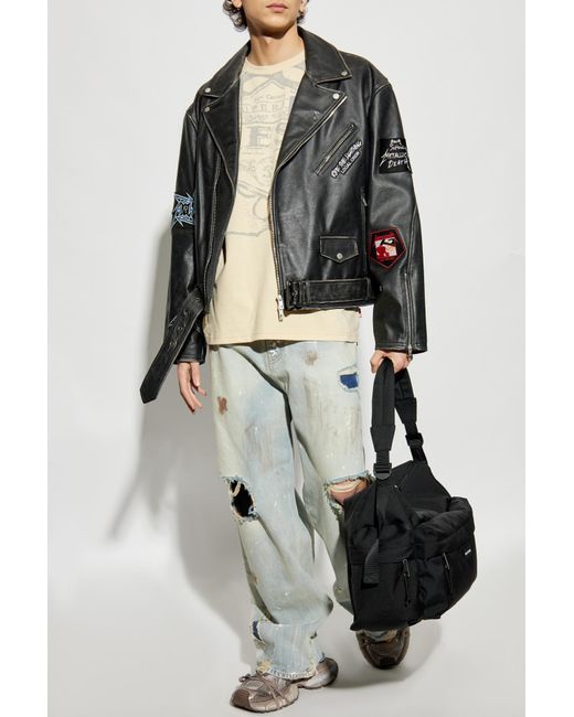 DIESEL Natural T-Shirt T-Boxt-Ls-Slits-R5 for men