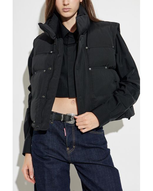 DSquared² Black Vest With Logo