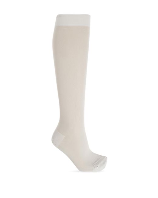 Issey Miyake White Transparent Socks