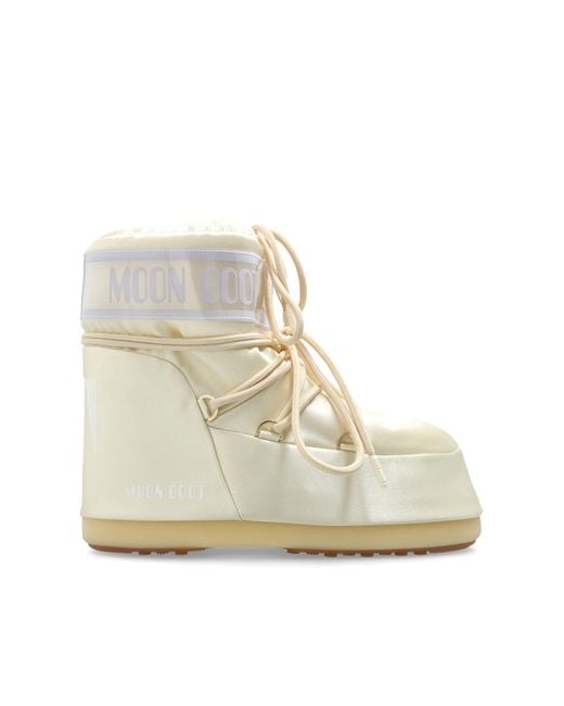 Moon Boot Natural 'Icon Low Pearly' Snow Boots