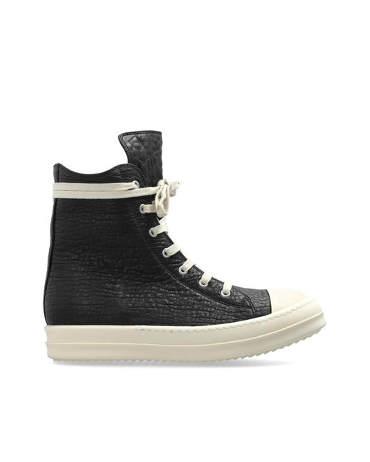 Rick Owens Black 'Sneaks' Sports Shoes