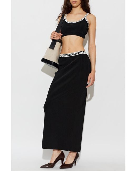Versace Black Short Camisole Top