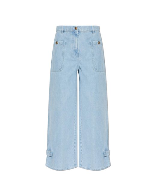 直営♪Max Mara コットンデニム ワイド PUGNALE Max Mara 