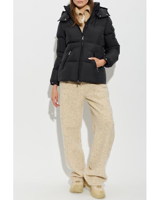 Moncler Black Quilted Jacket 'Fourmines'