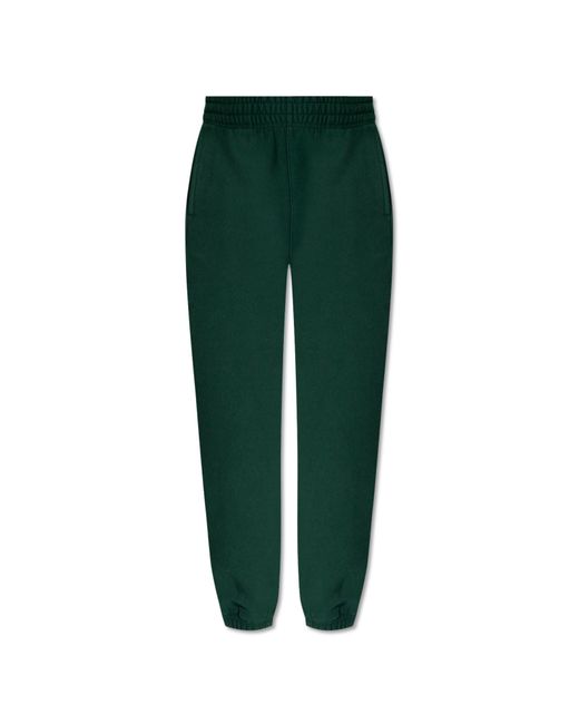 Burberry Green Sweatpants With Logo