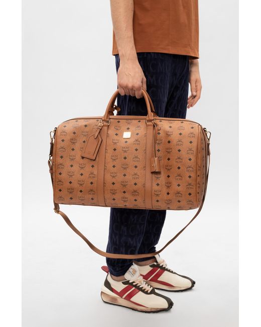 MCM Brown Handbag With Logo for men
