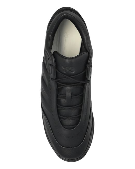 Y-3 Black 'Gsg9 Low' Sports Shoes