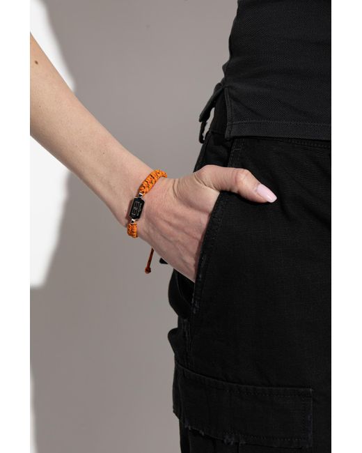 Balenciaga Orange Adjustable Bracelet