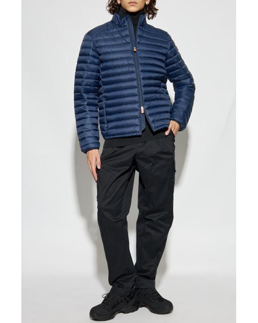 Save The Duck Blue Insulated Jacket "Alexander" for men