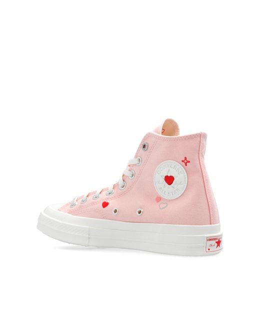 Converse Pink 'chuck 70 Y2k Heart' High-top Sneakers,