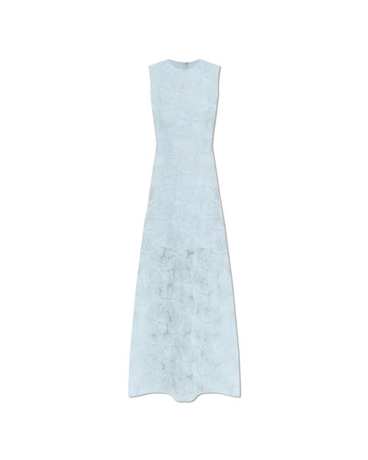 ROTATE BIRGER CHRISTENSEN Blue Floral Print Dress