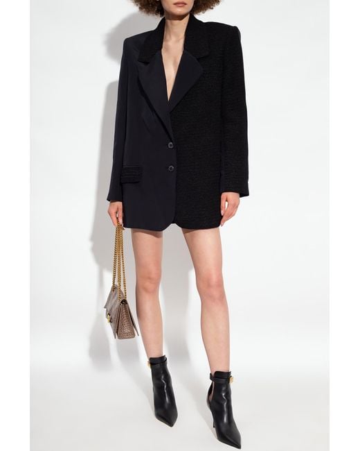 The Mannei Black 'Caen' Blazer With Insert