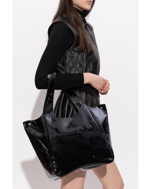 DIESEL Black Play Shopper Ew Bag, Shopper Type