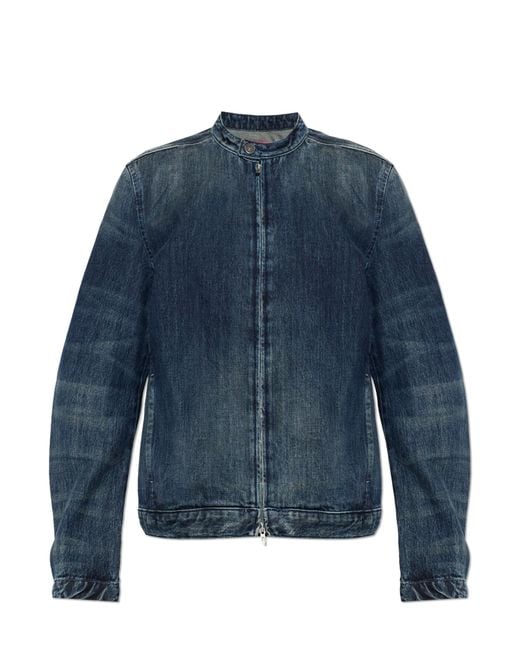 DIESEL Blue Denim Jacket 'D-Glory-Fsj' for men
