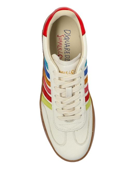 DSquared² White Sports Shoes Capsule `summer Lovers`, for men