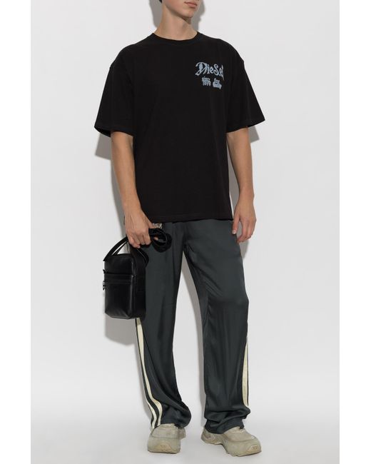 DIESEL Black 'P-Annu' Trousers for men