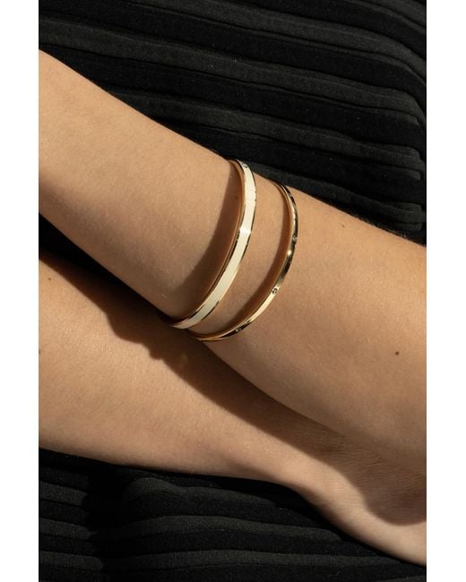 COACH Black Set Of Two Bracelets