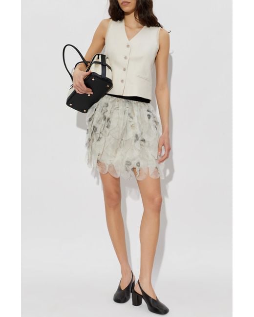 Max Mara White Skirt 'Talco'