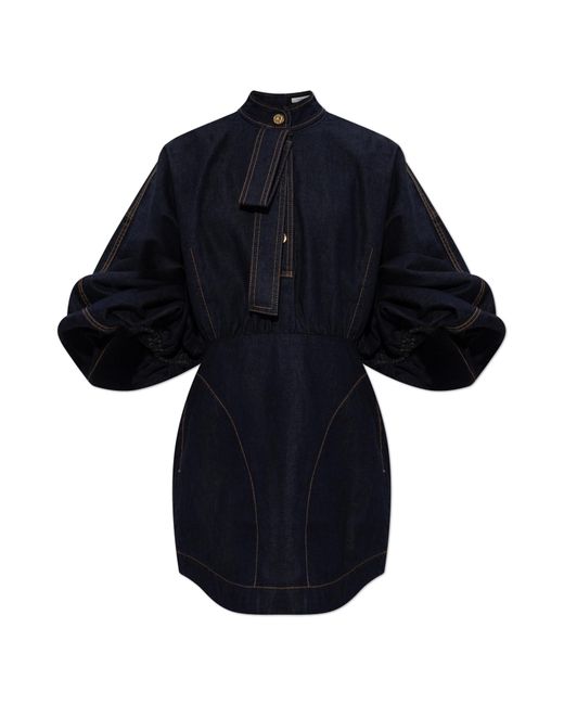 Zimmermann Blue Oversize Denim Dress
