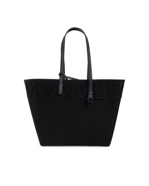 Moncler Black Shopper Bag "Very Small"