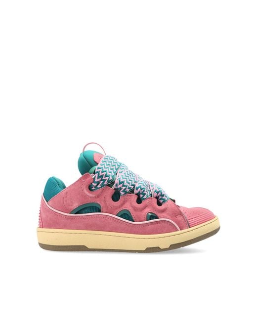 Lanvin Pink Curb' Sports Shoes