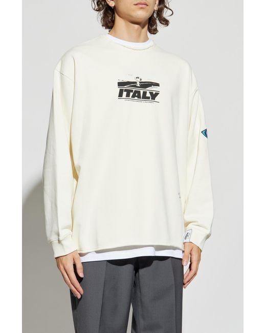 Iceberg Gray Sweatshirt With A 'Vintage' Effect for men