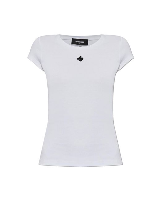 DSquared² White Top With Logo