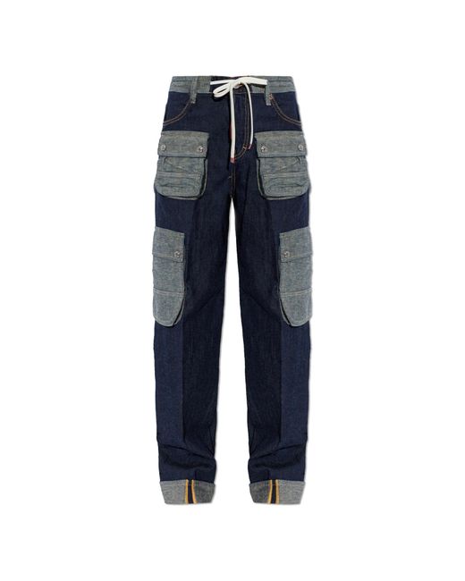 DSquared² Blue 'Cargo' Jeans