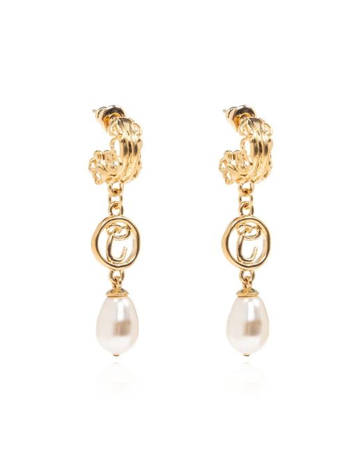 Chloé Metallic Brass Earrings