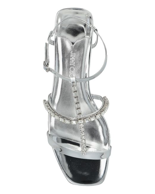 Jimmy Choo Gray 'Gwyn' Sandals