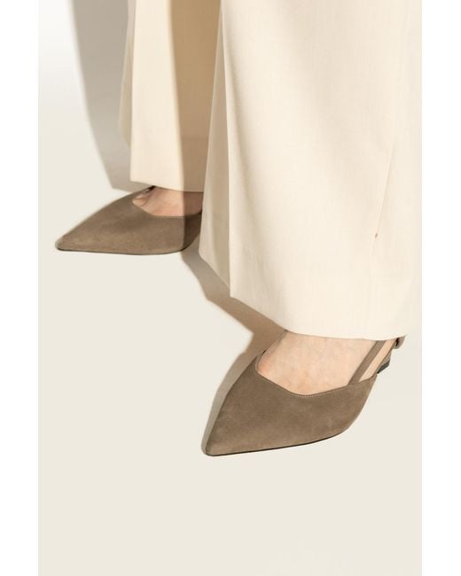 Stuart Weitzman Natural "Vinnie" Shoes